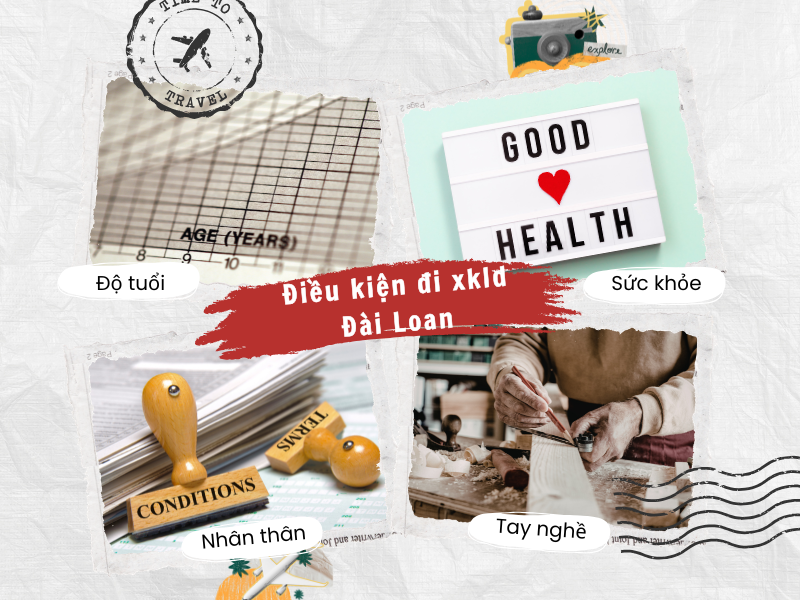 Sức khỏe, độ tuổi, tay nghề và nhân thân là những điều kiện cơ bản người lao động cần đáp ứng trước khi đăng ký.