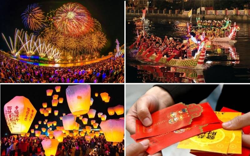 Chủ doanh nghiệp Đài Loan trao tặng hồng bao lì xì và quà Tết cho lao động Việt Nam.