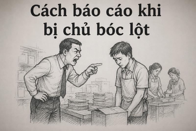 Cách báo cáo khi bị chủ bóc lột, nợ lương hoặc đánh đập