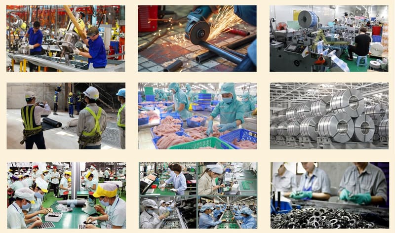 Đơn hàng XKLĐ Đài Loan đa dạng ngành nghề tại Đài Bắc, Đài Trung, Đài Nam.