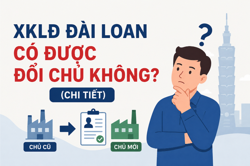 Mới sang Đài Loan có được chuyển chủ không?