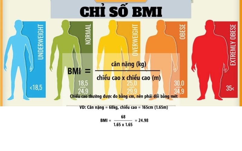 Công thức tính chỉ số mỡ cơ thể nhanh chóng xác định vóc dánh chuẩn.