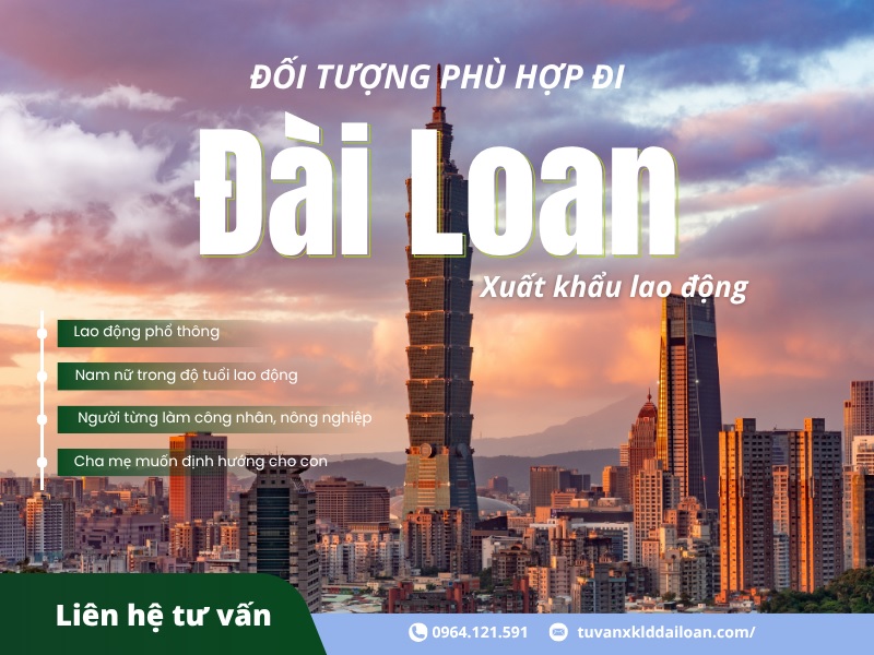 Những nhóm lao động Quảng Trị phù hợp đi XKLĐ Đài Loan
