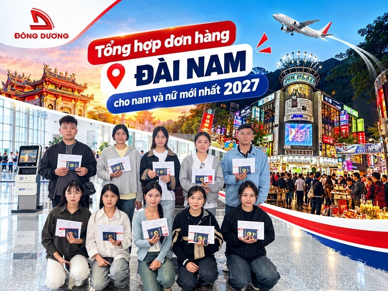 đơn hàng Đài Nam cho nam và nữ