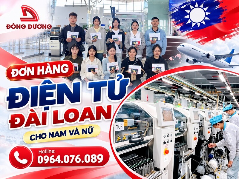 Tổng hợp đơn hàng điện tử Đài Loan cho nam và nữ mới nhất